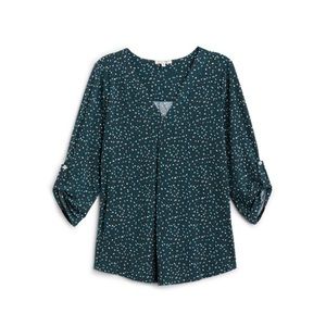 Beacon Patty Roll Tab Knit Top